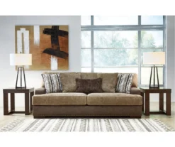 Alesbury Brown Faux Leather Sofa -Franklin || DHP || PEAK Sofa Shop 810612256 5
