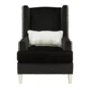 Harriotte Black Accent Chair