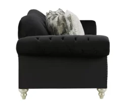 Harriotte Black Loveseat -Franklin || DHP || PEAK Sofa Shop 810612312 4