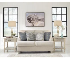 Traemore Linen Loveseat -Franklin || DHP || PEAK Sofa Shop 810612377 3