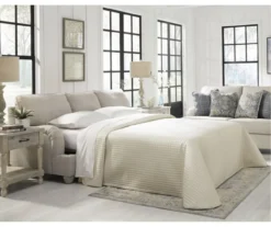 Traemore Linen Queen Sleeper Sofa -Franklin || DHP || PEAK Sofa Shop 810612378 3