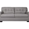 Battstone Graphite Faux Leather Sofa