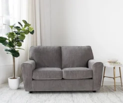 Arlis Gray Loveseat 16 Arlis Gray Loveseat -Franklin || DHP || PEAK Sofa Shop 810613880 7