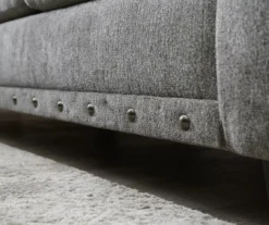 Alexandria Gray Chenille Loveseat -Franklin || DHP || PEAK Sofa Shop 810616679 810616680 B0 3 1