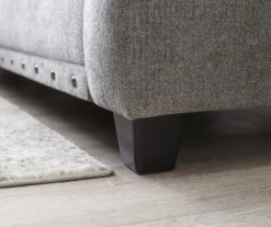 Alexandria Gray Chenille Loveseat -Franklin || DHP || PEAK Sofa Shop 810616679 810616680 B0 4 1