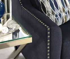 Creeal Heights Midnight Blue Loveseat -Franklin || DHP || PEAK Sofa Shop 810616942 5