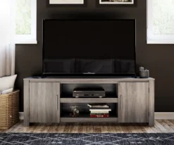 60" Aldridge Gray Oak TV Stand -Franklin || DHP || PEAK Sofa Shop 810621024 A0 1