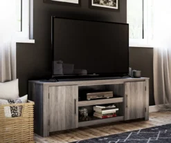 60" Aldridge Gray Oak TV Stand -Franklin || DHP || PEAK Sofa Shop 810621024 A0 2
