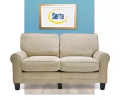 Copenhagen Tan Loveseat 23 Copenhagen Tan Loveseat -Franklin || DHP || PEAK Sofa Shop 810659210 A0 2