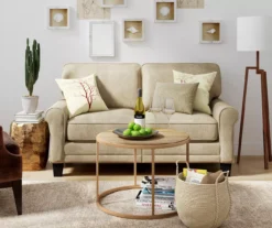 Copenhagen Tan Loveseat 16 Copenhagen Tan Loveseat -Franklin || DHP || PEAK Sofa Shop 810659210 A0 3