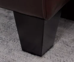 Palisades Chestnut Bonded Leather Loveseat -Franklin || DHP || PEAK Sofa Shop 810659212 A0 10