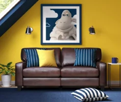 Serta Palisades Chestnut Bonded Leather Sofa -Franklin || DHP || PEAK Sofa Shop 810659214 A0 4