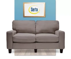 Palisades Glacial Gray Loveseat -Franklin || DHP || PEAK Sofa Shop 810659224 A0 2