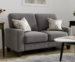Palisades Dark Gray Loveseat 16 Palisades Dark Gray Loveseat -Franklin || DHP || PEAK Sofa Shop 810659231 A0 3