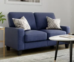 Palisades Navy Blue Loveseat -Franklin || DHP || PEAK Sofa Shop 810659257 A0 3